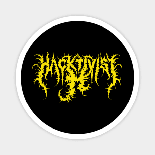 The new Logo Hacktivist Band Magnet